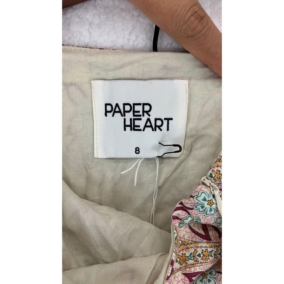 Paper Heart Floral Skirt Women’s Size 4 Multicolor Lightweight Casual Boho Print - Picture 10 of 11